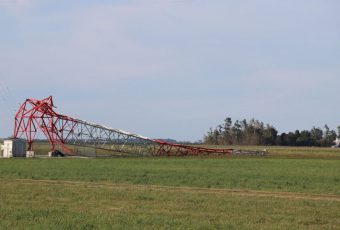 Radio tower down